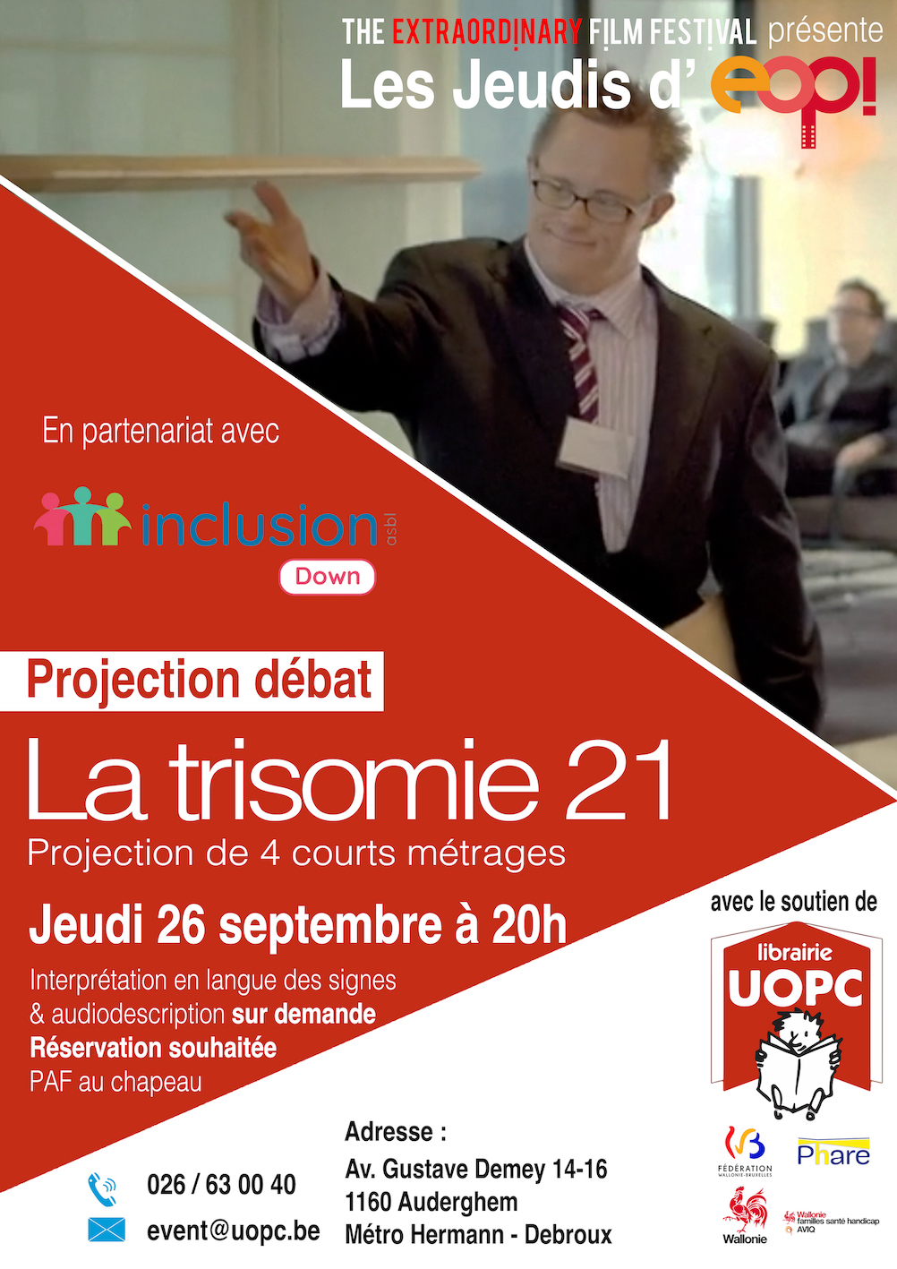 Affiche Jeudi d'EOP - Inclusion Down